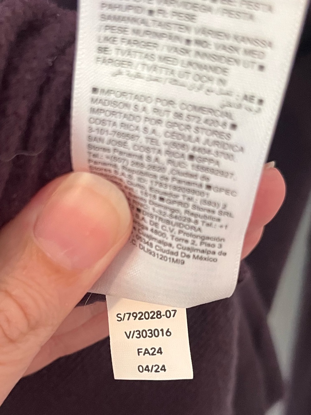 Athleta Women’s Recharge Sweatshirt Cross Front Purple Plum Iris Size Small - Picture 7 of 10